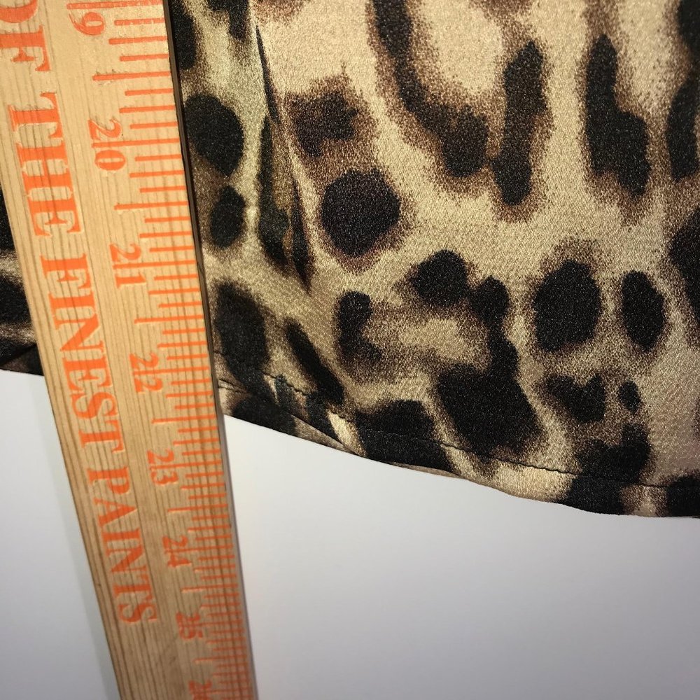 WOMENS SHEIN LEOPARD PRINT NIGHT‎ GOWN - Picture 5 of 6